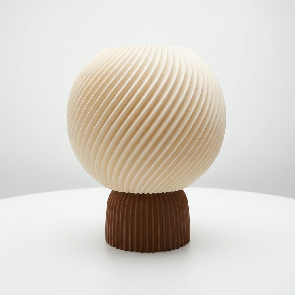 ORBIAN LAMP BEIGE & BROWN