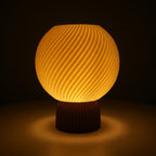 ORBIAN LAMP BEIGE & BROWN