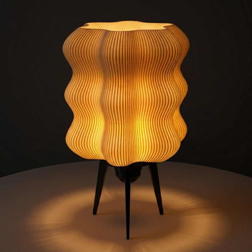 LAZY LAMP BEIGE AND BLACK