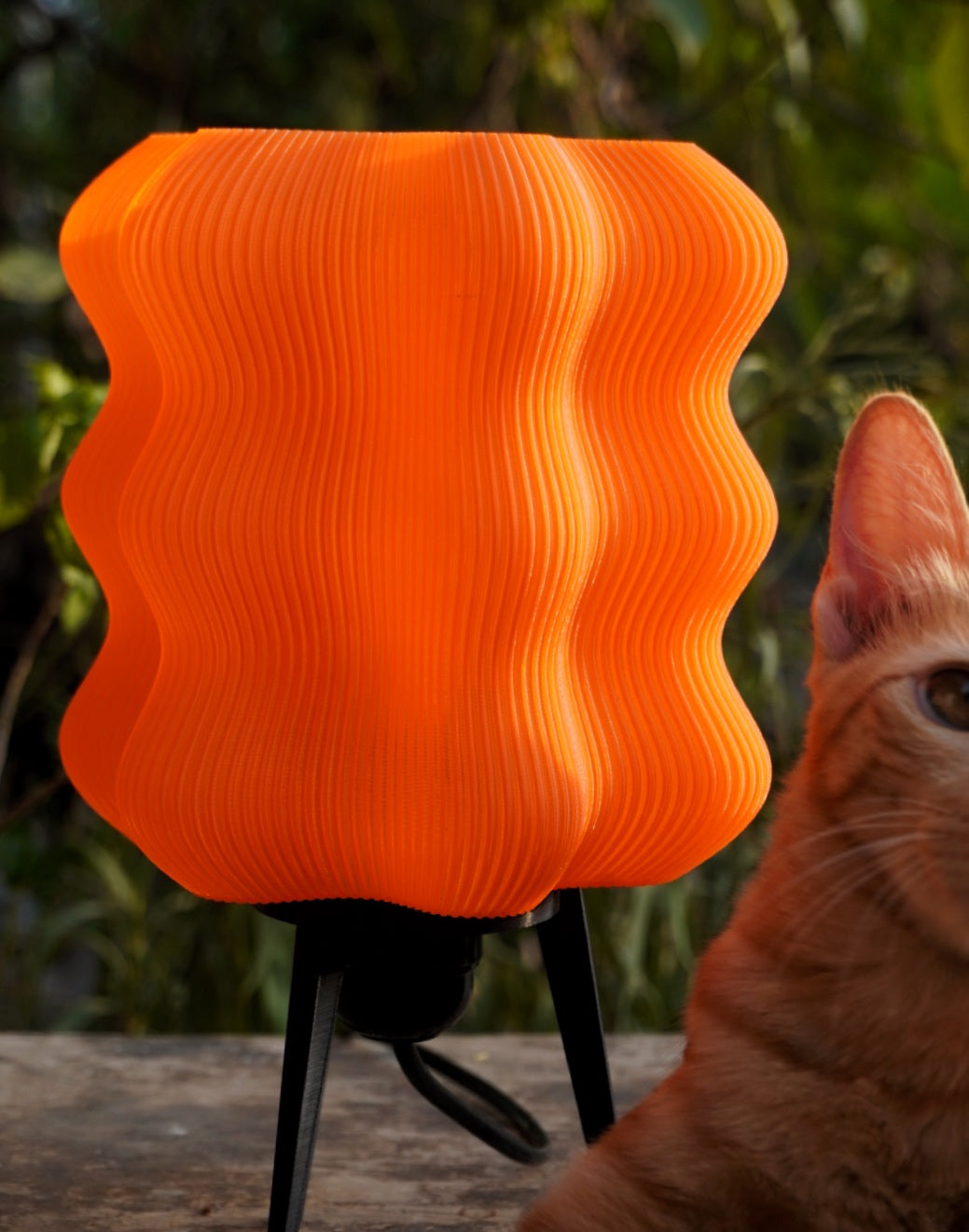 Lazy Lamp Lava Orange