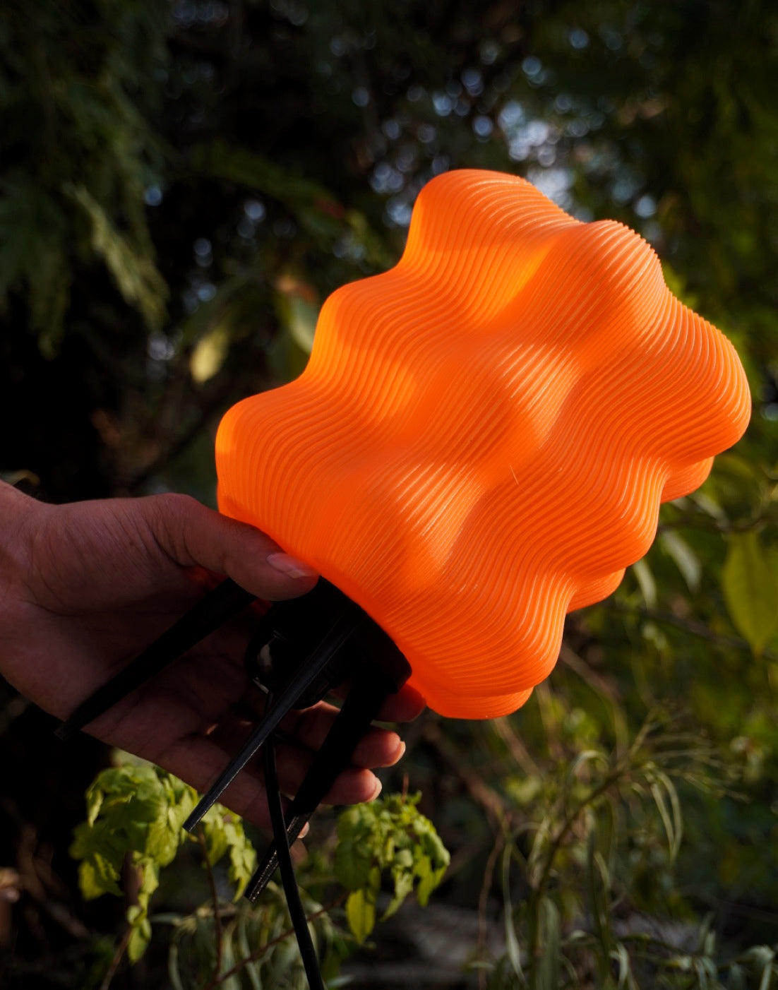 Lazy Lamp Lava Orange