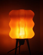 Lazy Lamp Lava Orange