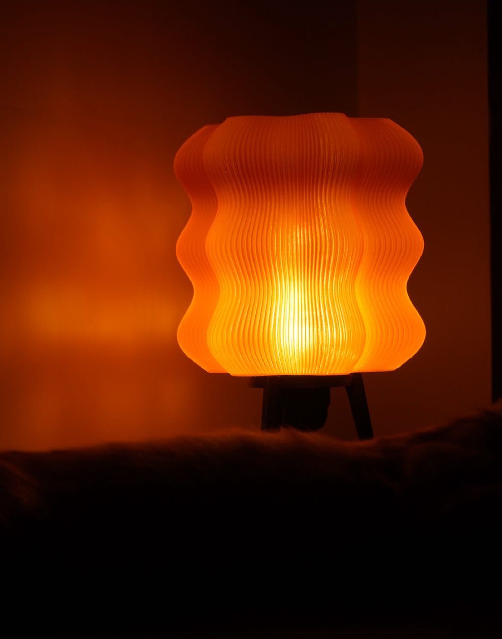 Lazy Lamp Lava Orange