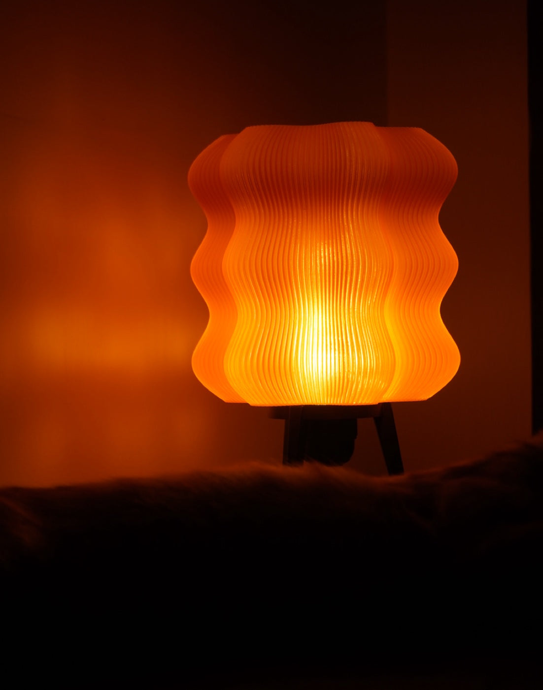 Lazy Lamp Lava Orange
