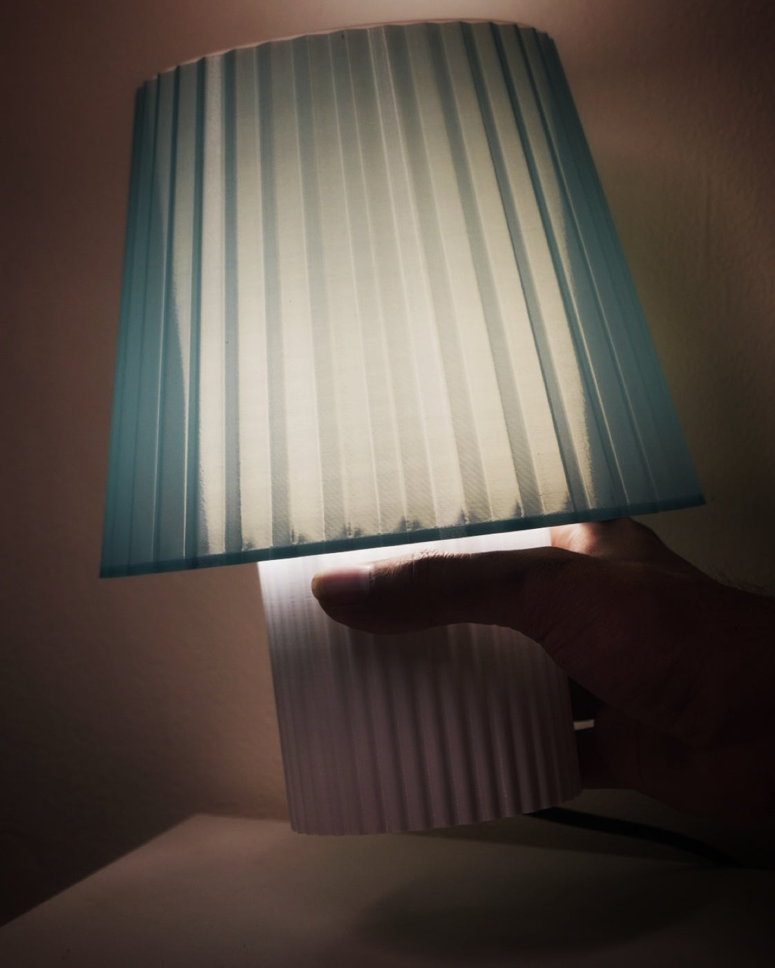 Crystal Lamp Aqua