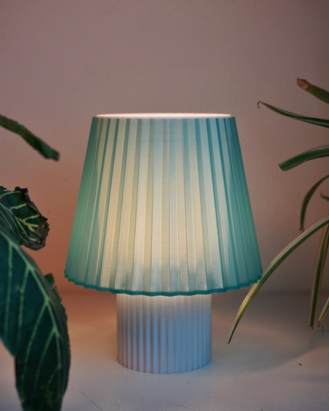 Crystal Lamp Aqua