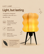 Lazy Lamp Lava Orange
Beige & Black 
Frost 